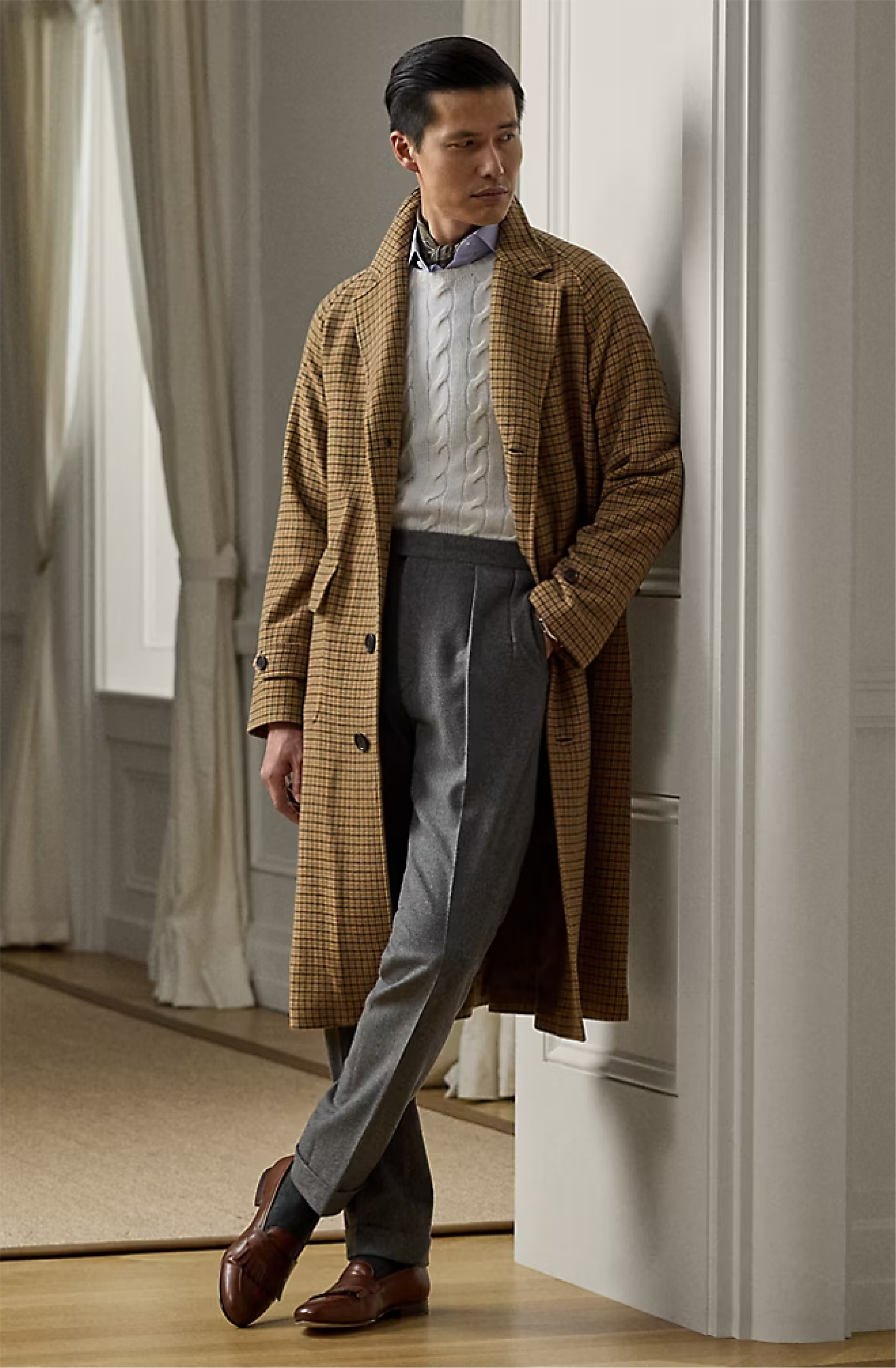 Hand-Tailored Cashmere-Wool Topcoat